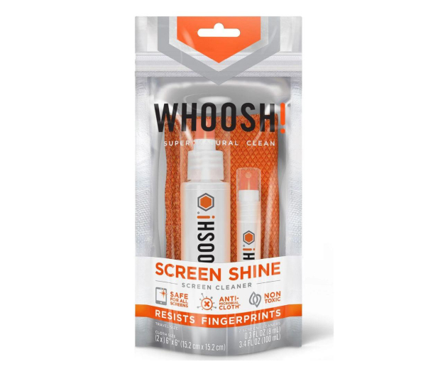 Whoosh Duo - spray do czyszczenia ekranów 100ml+8ml + 2 ściereczki WHOO1FG108ENFR - 1244653 - zdjęcie 2